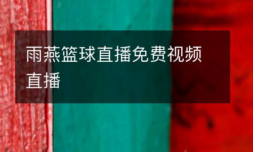 雨燕籃球直播免費(fèi)視頻直播