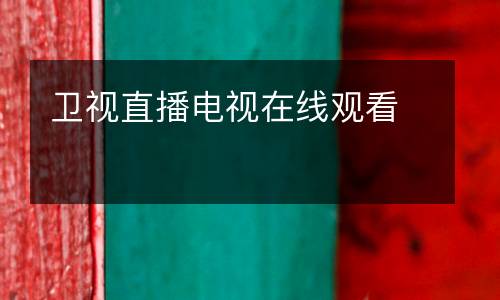 衛(wèi)視直播電視在線觀看