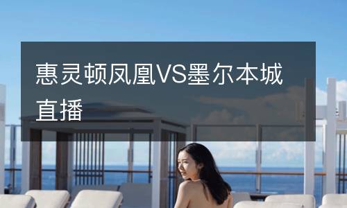 惠靈頓鳳凰VS墨爾本城直播